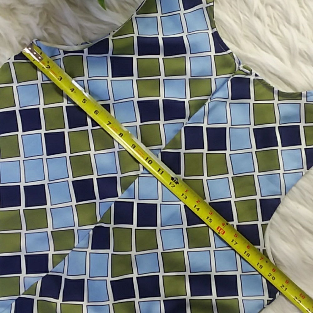 Liz Claiborne geometric print elastic waist top XL - Picture 5 of 8